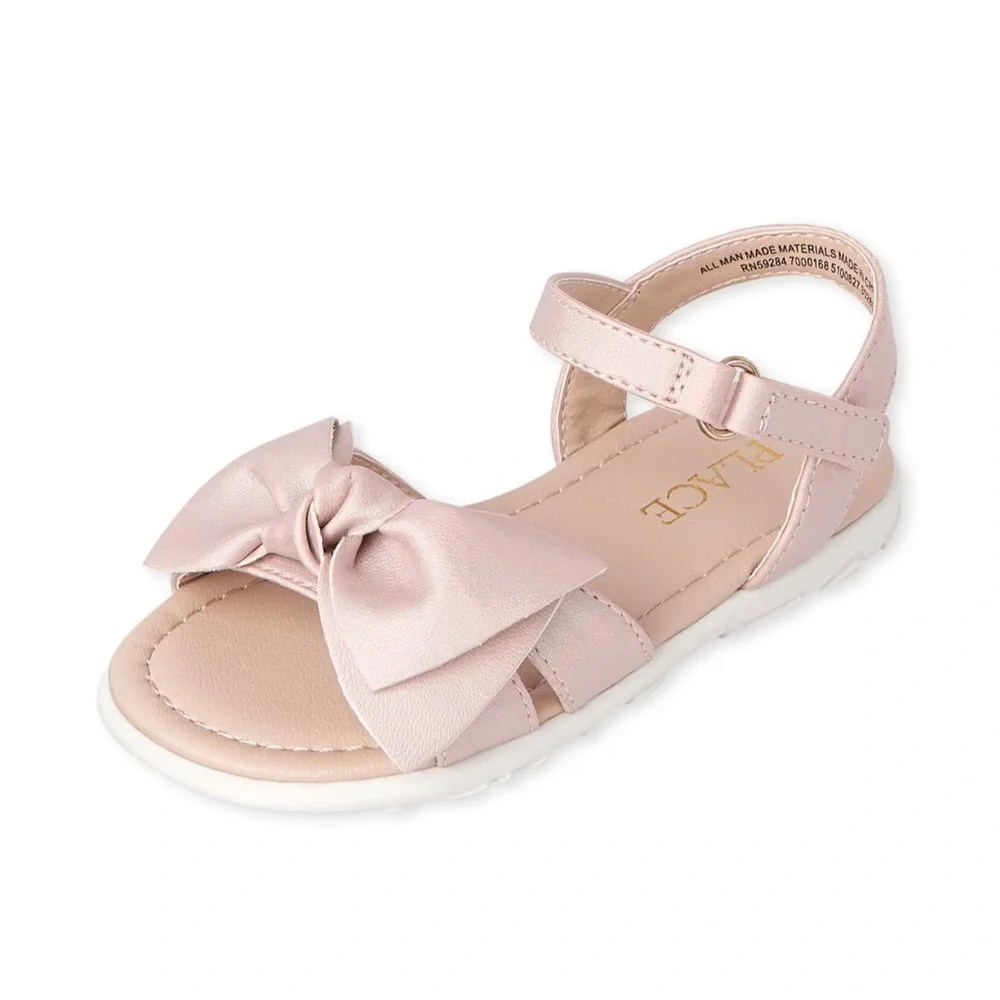 NEW The Children’s Place Toddler Girls Bow Sandals size: 9